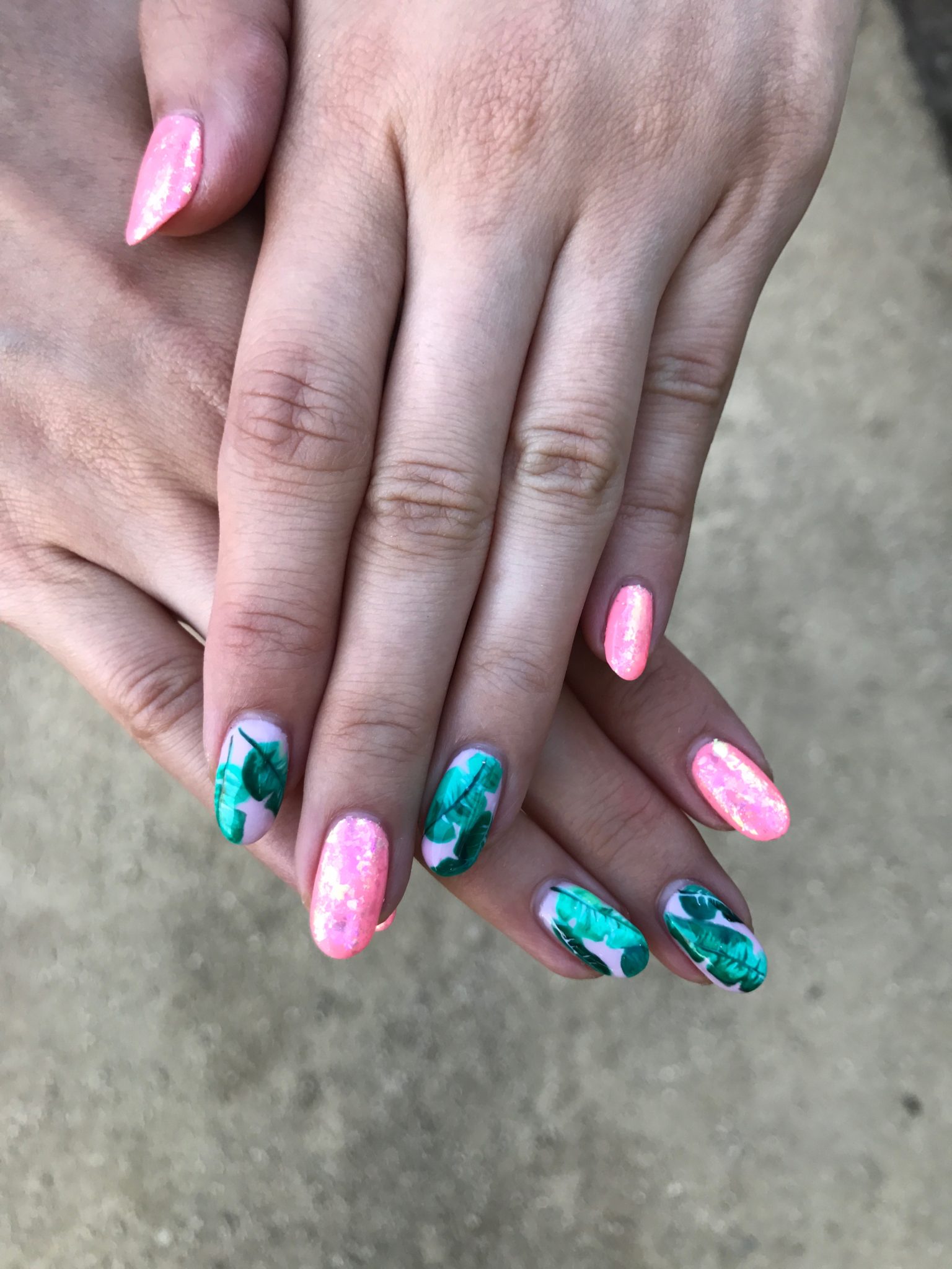 EWEF August Nail Art 1 Exercise With Extra Fries
