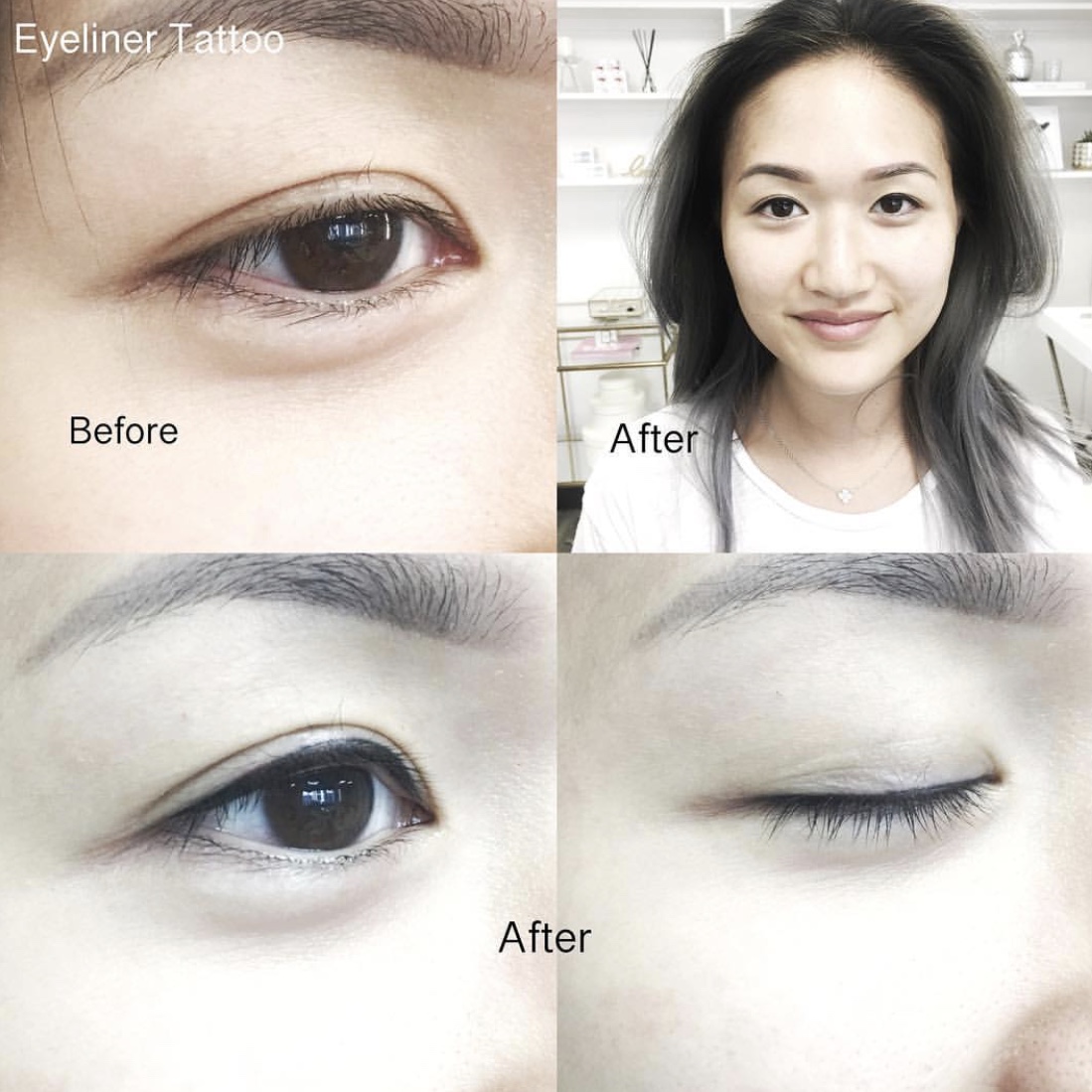 semi-permanent makeup: eyeliner -